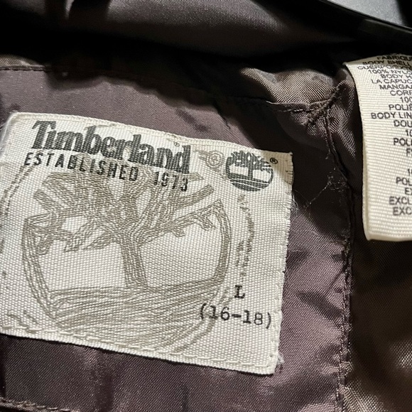 Timberland authentic products puffer coat with removable hoodie - Picture 5 of 16